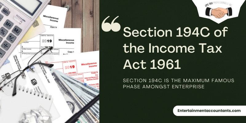 Section 194C of the Income Tax Act 1961